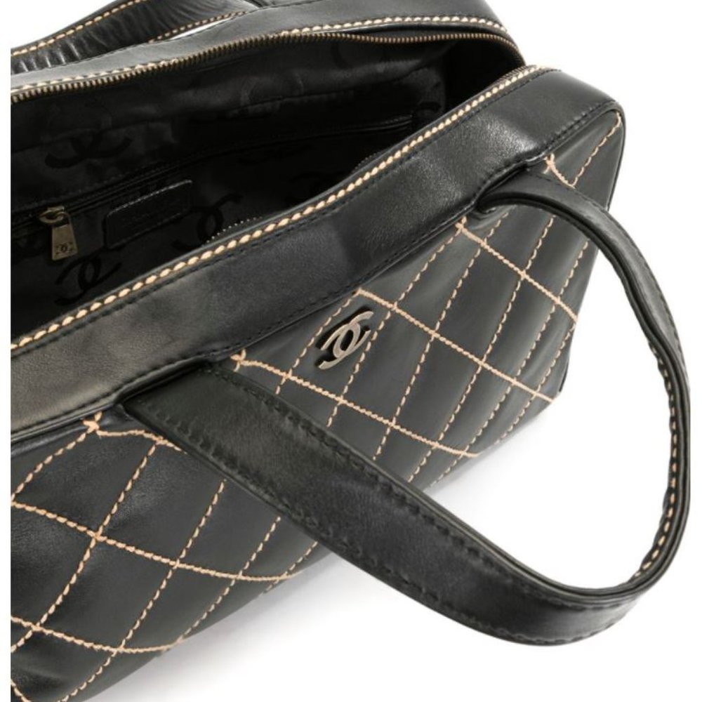 Chanel 2000s Wild Stitch Boston Bag Gem